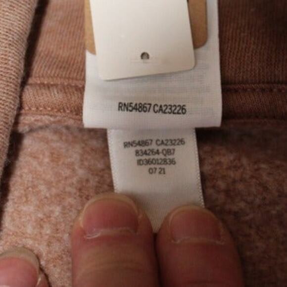 PINK Victoria's Secret XS Cowl-neck Lite Brown Sweatshirt Everyday Lounge - NWT - Picture 5 of 8